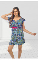 Printed Rayon Cotton Key Hole Neck Women Dress (KR352) Printed Rayon Cotton Key Hole Neck Women Dress (KR352)